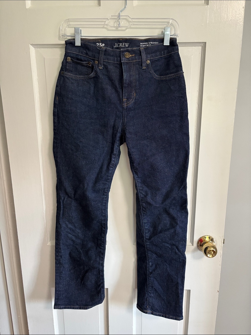 J. Crew Women's Dark Indigo Straight Leg Jeans